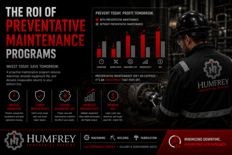 Preventative maintenance programs reducing equipment downtime