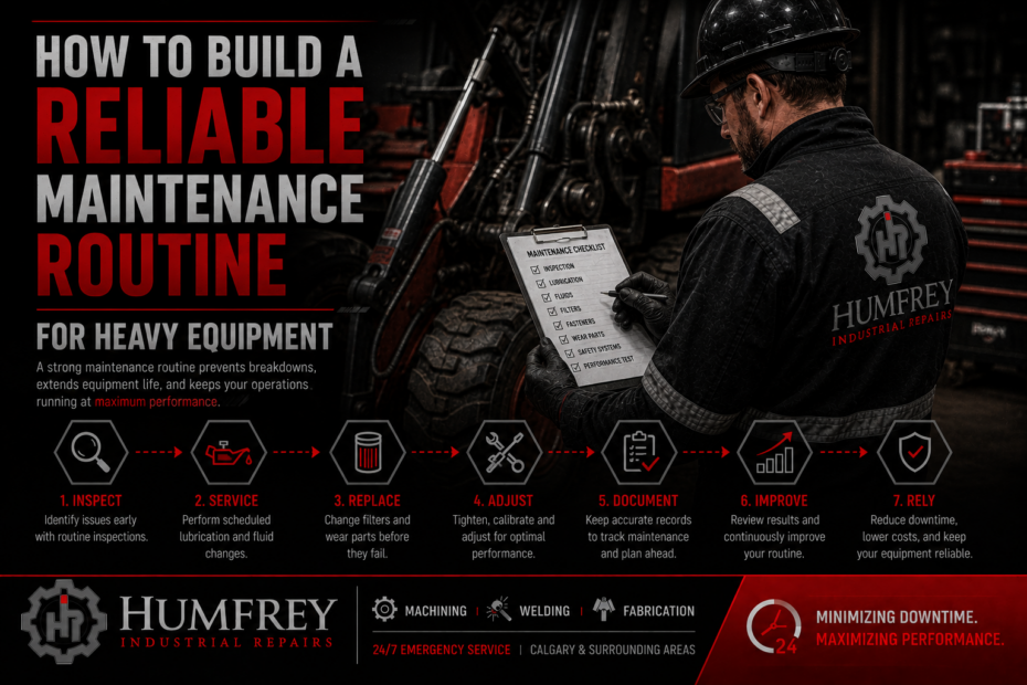 Industrial repair services supporting equipment maintenance