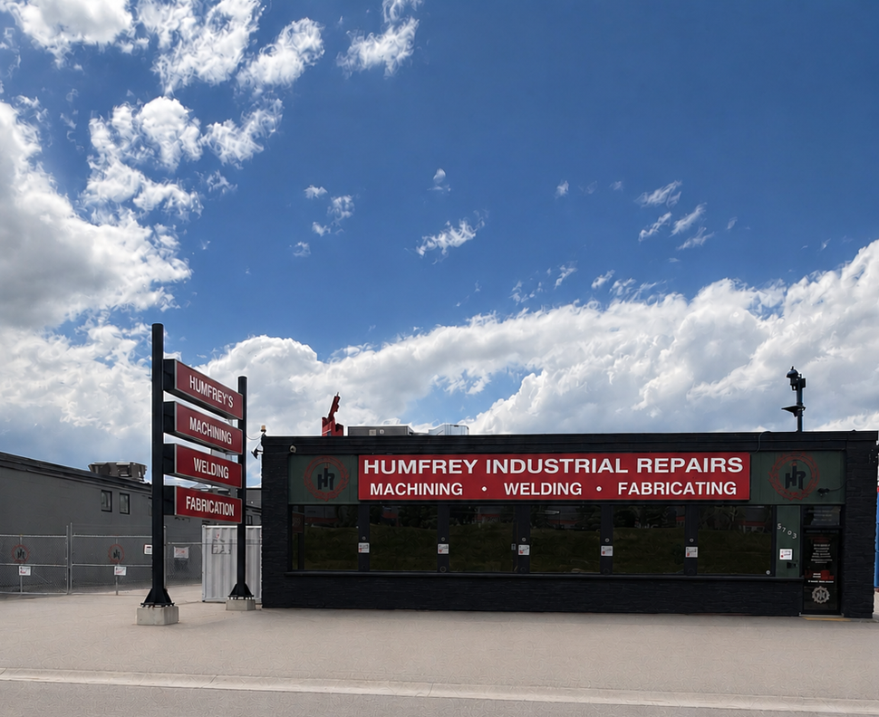 Humfrey Industrial Store Front During the Day