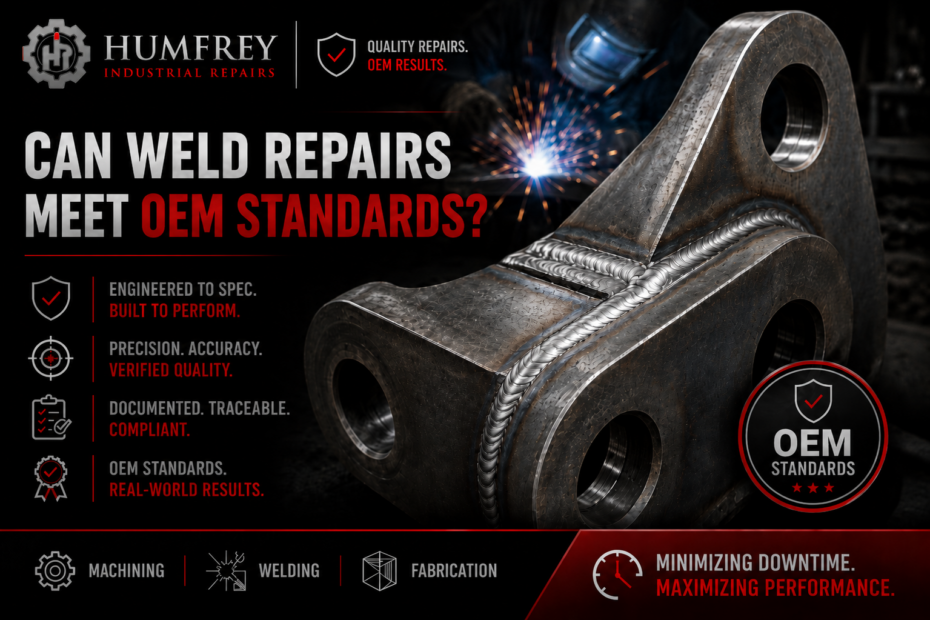 weld repair meeting OEM standards